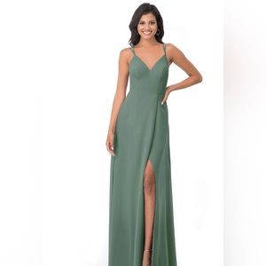 Azazie bridesmaid eucalyptus size 2 dress